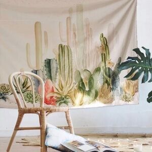 NWT Cactus Print Boho Wall Hippie Hanging Tapestry